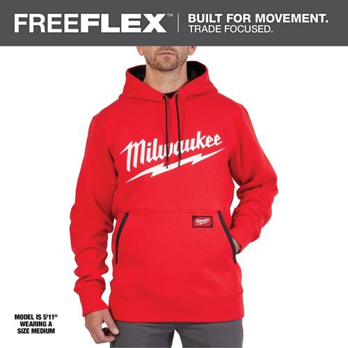 Main product image of FREEFLEX Pullover Hoodie - Logo Red (2XL) 352R-2X