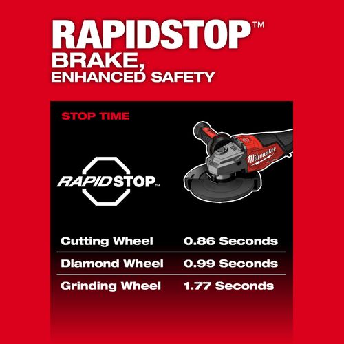 Main product image of M18 FUEL 4-1/2"- 6" Braking Grinder Paddle Switch