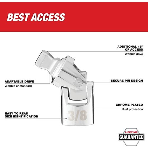Main product image of 3/8" Drive Universal Joint, 42-04-9107