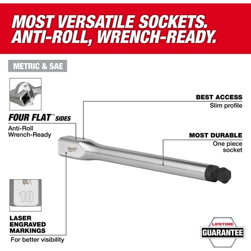 Main product image of 3/8" Drive 1/8" Long Ball End Hex Bit Socket, 45-34-1089