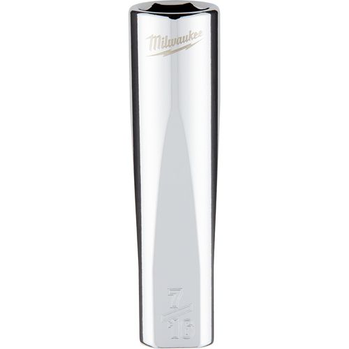 Main product image of 3/8" Drive 7/16" SAE Deep Socket with FOUR FLAT Sides, 45-34-4375