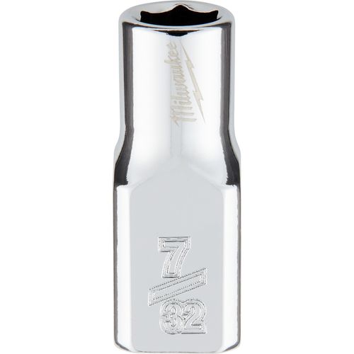 Main product image of 1/4" Drive 7/32" SAE Socket with FOUR FLAT Sides, 45-34-9002