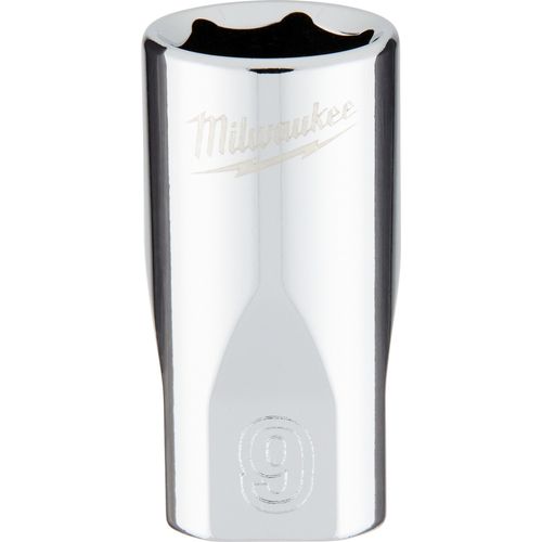 Main product image of 1/4" Drive 9mm Metric Socket with FOUR FLAT Sides, 45-34-9035