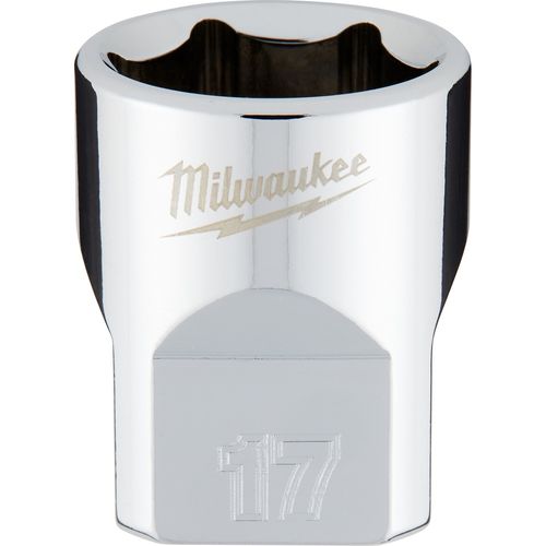 Main product image of 3/8" Drive 17mm Metric Socket with FOUR FLAT Sides, 45-34-9087