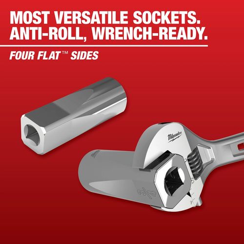 Main product image of 1/2" Drive 13/16" SAE 6-Point Socket with FOUR FLAT Sides, 45-34-9105