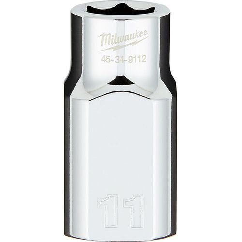 Main product image of 1/2" Drive 11MM Metric 6-Point Socket with FOUR FLAT Sides, 45-34-9112
