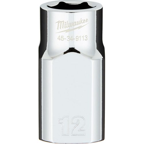 Main product image of 1/2" Drive 12MM Metric 6-Point Socket with FOUR FLAT Sides, 45-34-9113