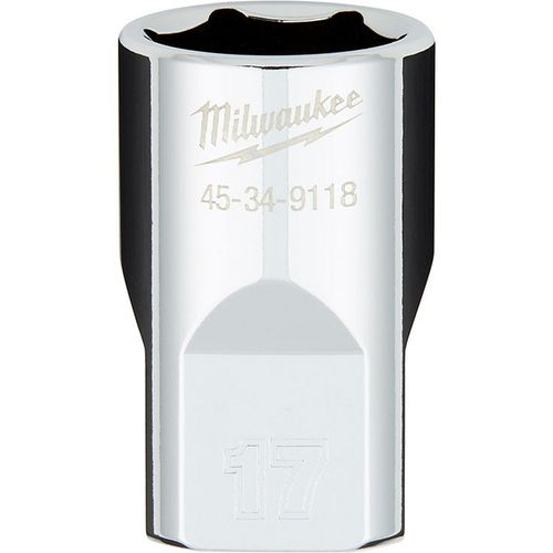 Main product image of 1/2" Drive Metric 17MM 6-Point Socket with FOUR FLAT Sides, 45-34-9118