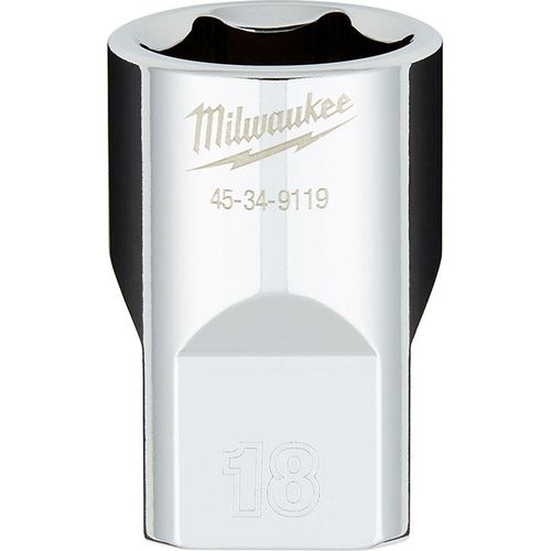Main product image of 1/2" Drive 18MM Metric 6-Point Socket with FOUR FLAT Sides, 45-34-9119