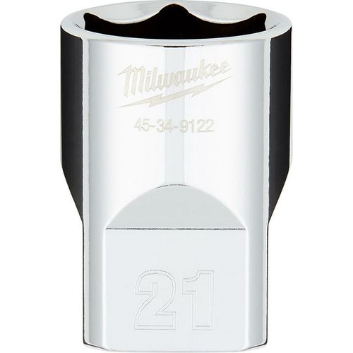 Main product image of 1/2" Drive 21MM Metric 6-Point Socket with FOUR FLAT Sides, 45-34-9122