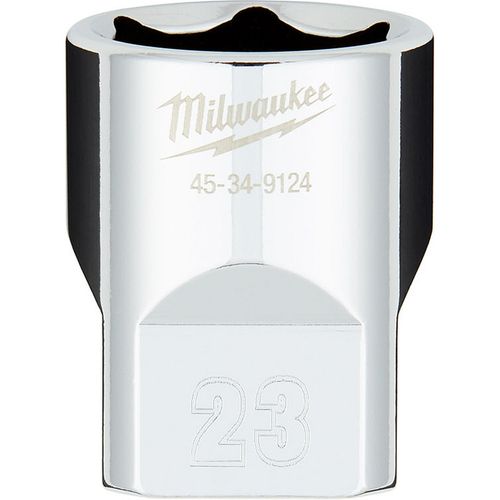 Main product image of 1/2" Drive 23MM Metric 6-Point Socket with FOUR FLAT Sides, 45-34-9124