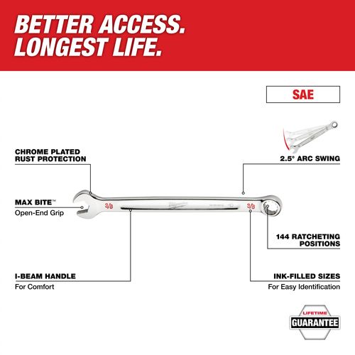 Main product image of 1-1/8" Ratcheting Combination Wrench, 45-96-9236