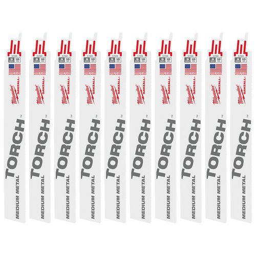 Main product image of 9" 18TPI TORCH SAWZALL Recip Blade (10 Pack)