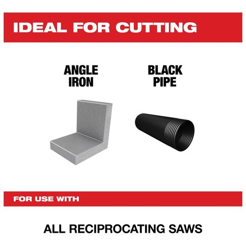 Main product image of 6" 14 TPI SAWZALL Blade for Medium Metal (Pack of 25), 48-00-8182