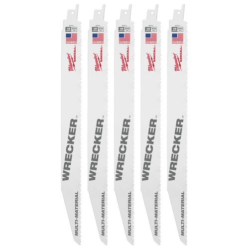 Main product image of 12" 7/11 TPI WRECKER Multi-Material SAWZALL Blade (Pack of 25), 48-00-8711
