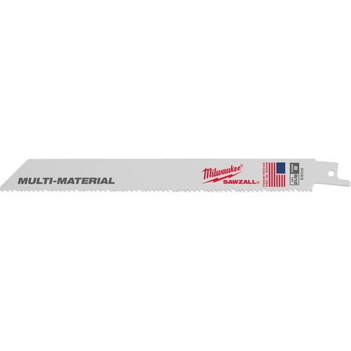 Main product image of 8" 8/12 TPI SAWZALL Blade for Multi-Material (Pack of 10), 48-01-2073