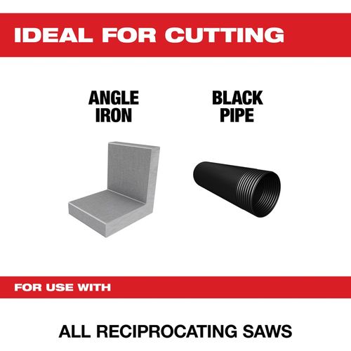 Main product image of 6" 14 TPI SAWZALL Blade for Medium Metal (Pack of 10), 48-01-2162