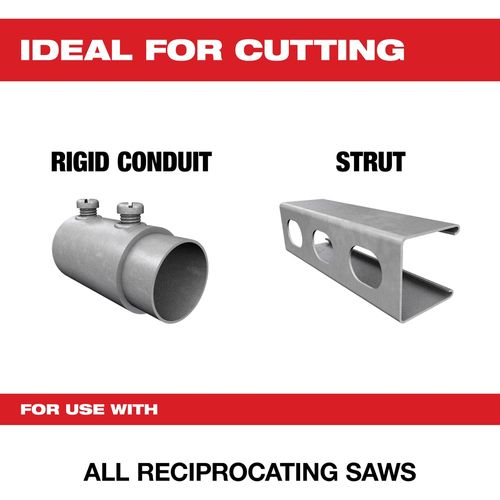 Main product image of 12" 18 TPI SAWZALL Blade for Medium Metal (Pack of 10), 48-01-2169