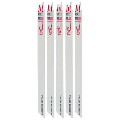 Main product image of 12" 18 TPI SAWZALL Blade for Medium Metal (Pack of 50), 48-01-6189