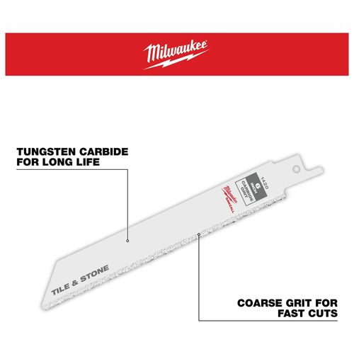 Main product image of 9" Carbide Grit SAWZALL Blade (Pack of 50), 48-01-6430