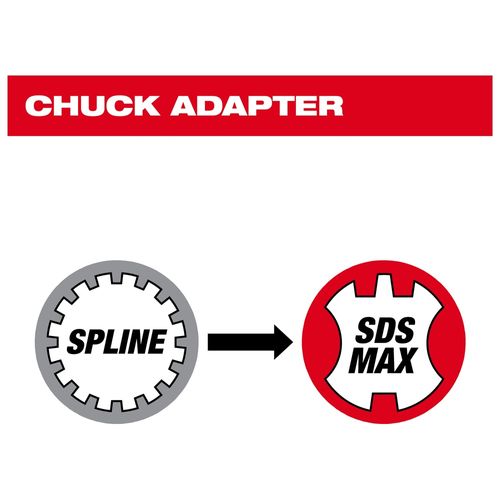 Main product image of Spline to SDS Max Adapter, 48-03-3010