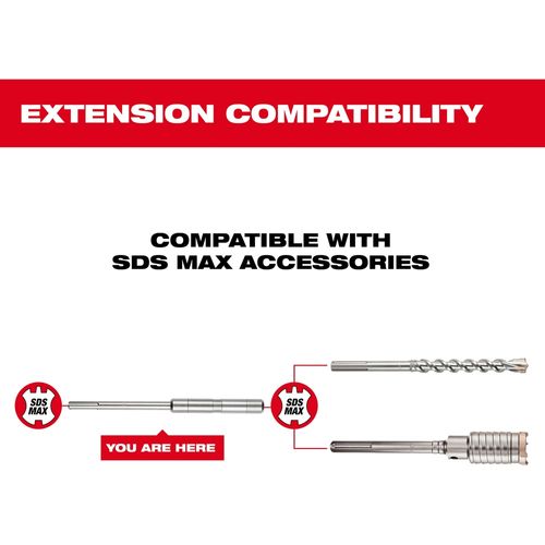 Main product image of 15" MAX-LOK SDS Max Extension, 48-20-6951