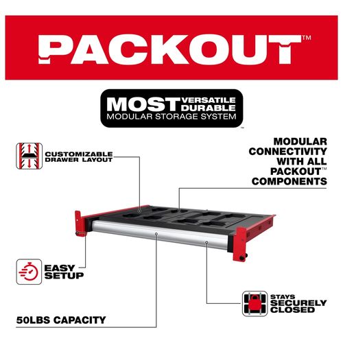 Main product image of PACKOUT Rack Drawer, 48-21-8040