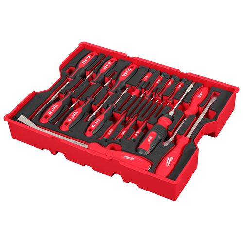 Main product image of 17 Piece Screwdriver & Pry Bar Set with Tray for PACKOUT Drawers, 48-22-0158