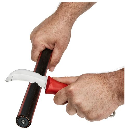 Main product image of Lineman's Blunt Tip Hawkbill Knife w/ STICKWORK 3in1 Ring, 48-22-1923