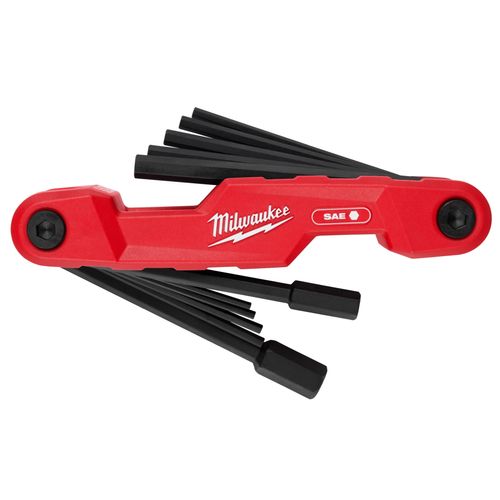 Main product image of 11-Key Electrician's Folding Hex Key Set - SAE