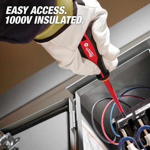 Main product image of 2 Piece 1000V Insulated Slim Tip Screwdriver Set, 48-22-2207