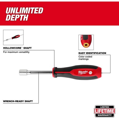 Main product image of 7 Piece SAE HollowCore Nut Driver Set, 48-22-2447