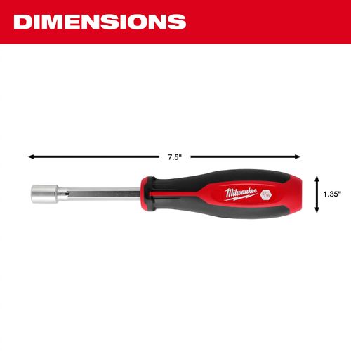 Main product image of 7 Piece SAE HollowCore Magnetic Nut Driver Set, 48-22-2547