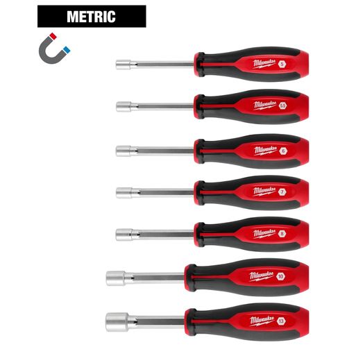 Main product image of 7 Piece Metric HollowCore Magnetic Nut Driver Set, 48-22-2548
