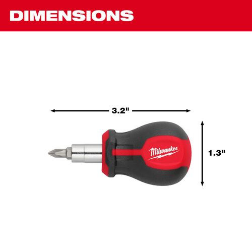 Main product image of 6-in-1 Stubby Multi-Bit Screwdriver
