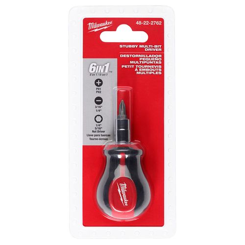 Main product image of 6-in-1 Stubby Multi-Bit Screwdriver