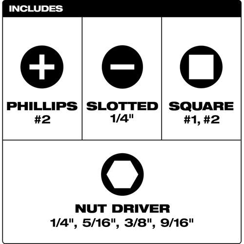 Main product image of 8-IN-1 Multi Bit & Nut Driver, w/ SHOCKWAVE Impact Duty Bits and Nut Drivers, 48-22-2922
