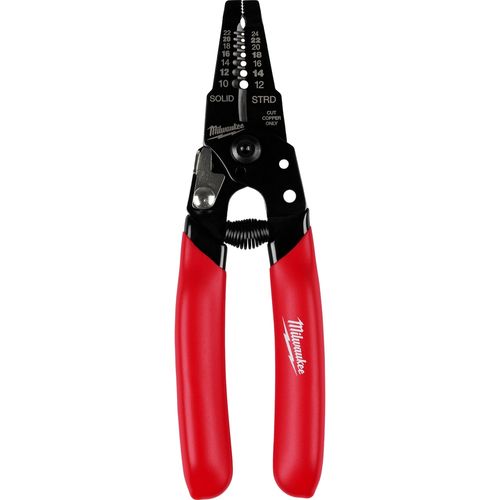 Main product image of 10-24 AWG Compact Dipped Grip Wire Stripper & Cutter, 48-22-3043