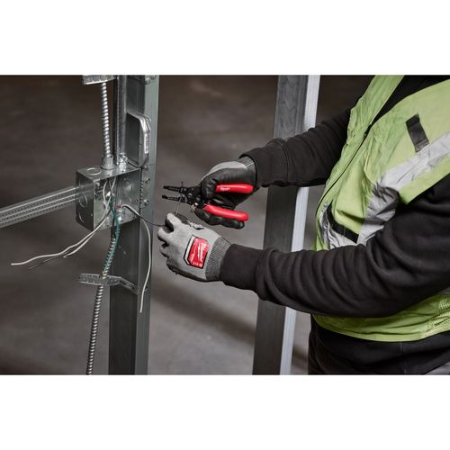 Main product image of 10-24 AWG Compact Dipped Grip Wire Stripper & Cutter, 48-22-3043