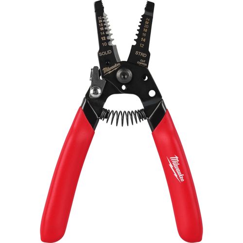 Main product image of 10-24 AWG Compact Dipped Grip Wire Stripper & Cutter, 48-22-3043