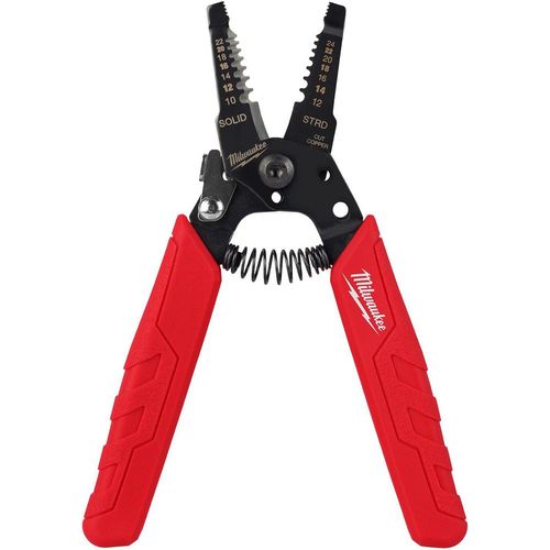 Main product image of 10-24 AWG Compact Comfort Grip Wire Stripper & Cutter, 48-22-3044