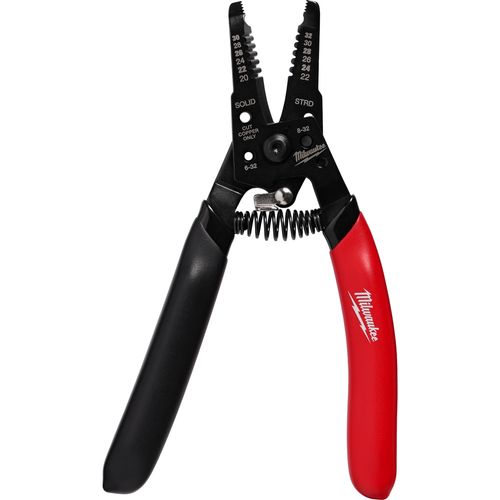 Main product image of 20-32 AWG Low Voltage Dipped Grip Wire Stripper & Cutter, 48-22-3080