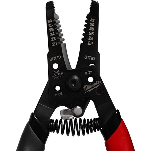 Main product image of 20-32 AWG Low Voltage Dipped Grip Wire Stripper & Cutter, 48-22-3080