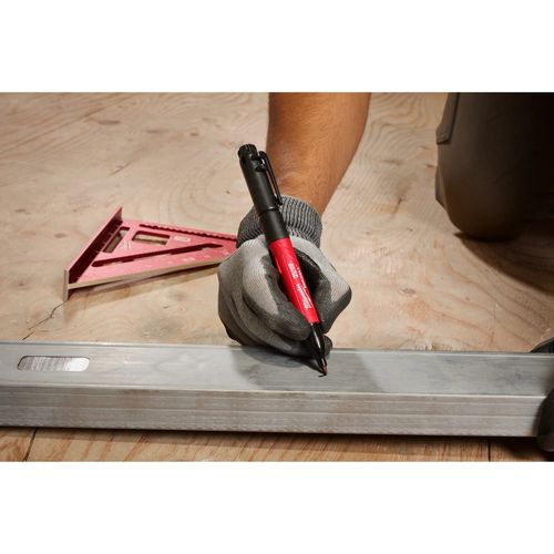 Main product image of INKZALL Double Sided Black Jobsite Marker – Fine Point & Chisel Tip, 48-22-3113