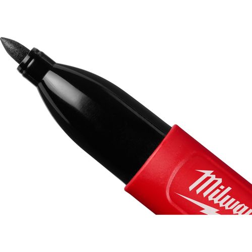 Main product image of INKZALL Double Sided Black Jobsite Marker – Fine Point & Chisel Tip, 48-22-3113