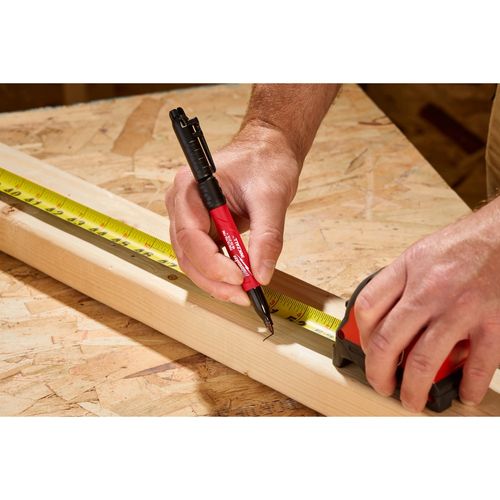 Main product image of INKZALL Double Sided Black Jobsite Marker – Ultra Fine & Fine Point, 48-22-3115
