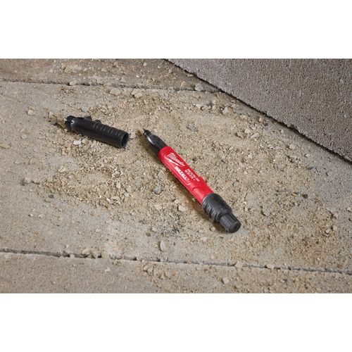 Main product image of INKZALL Double Sided Black Jobsite Marker – Ultra Fine & Fine Point, 48-22-3115