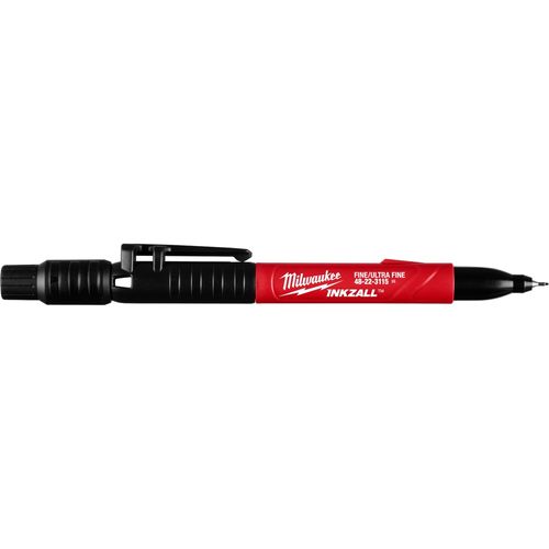 Main product image of INKZALL Double Sided Black Jobsite Marker – Ultra Fine & Fine Point, 48-22-3115