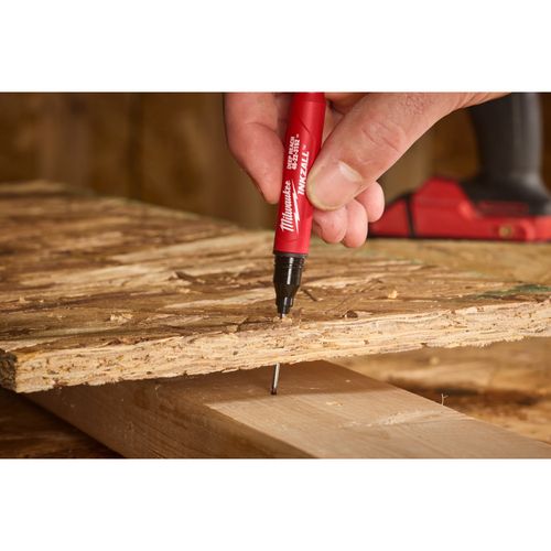 Main product image of INKZALL 2-in-1 Deep Reach Ultra Fine Point Jobsite Marker (Black)