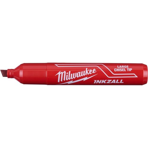 Main product image of INKZALL (12) Large Chisel Tip Red Marker, 48-22-3256